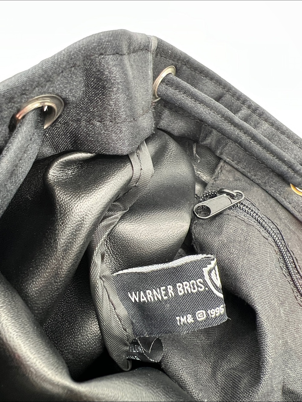 Vintage Warner Bros. Studio Store Black Tweety Bird Embroidered Mini Backpack - Picture 12 of 13